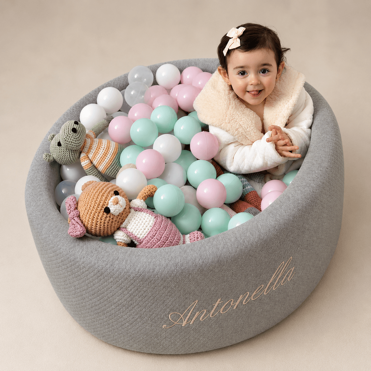 Piscina de Bolinhas para Bebê Matelassê Soft Touch